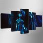 Stretched Canvas Print People Fantasy Style Modern,Five Panels Canvas Any Shape Print Wall Decor F