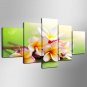 Stretched Canvas Print Landscape Floral/Botanical Style Modern,Five Panels Canvas Any Shape Print