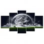 Stretched Canvas Print Fantasy Style Modern,Five Panels Canvas Any Shape Print Wall Decor For Home