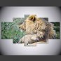 Stretched Canvas Print Animal Style Modern,Five Panels Canvas Any Shape Print Wall Decor For Home