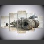 Stretched Canvas Print Still Life Style Classic,Five Panels Canvas Any Shape Print Wall Decor For