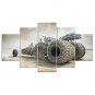 Stretched Canvas Print Still Life Style Classic,Five Panels Canvas Any Shape Print Wall Decor For