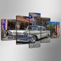 Stretched Canvas Print Landscape Leisure Classic,Five Panels Canvas Any Shape Print Wall Decor For