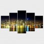 Stretched Canvas Print Landscape Still Life Modern Realism,Five Panels Canvas Any Shape Print Wall