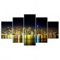 Stretched Canvas Print Landscape Still Life Modern Realism,Five Panels Canvas Any Shape Print Wall