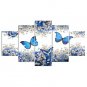 Stretched Canvas Print Landscape Floral/Botanical Classic Pastoral,Five Panels Canvas Any Shape Pr