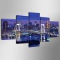 Stretched Canvas Print Landscape Style Modern,Five Panels Canvas Any Shape Print Wall Decor For Ho