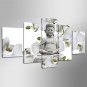 Stretched Canvas Print Landscape Abstract Portrait Style Modern,Five Panels Canvas Any Shape Print