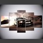 Stretched Canvas Print Landscape Leisure Style Modern,Five Panels Canvas Any Shape Print Wall Deco