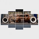 Stretched Canvas Print Leisure Abstract Landscape Classic Pastoral,Five Panels Canvas Any Shape Pr