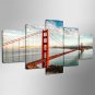 Stretched Canvas Print Famous Landscape Modern Classic,Five Panels Canvas Any Shape Print Wall Dec