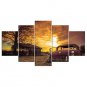 Stretched Canvas Print Landscape Still Life Modern ClassicFive Panels Canvas Any Shape Print Wall