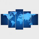 Stretched Canvas Print Famous Abstract Landscape Modern ClassicFive Panels Canvas Any Shape Print