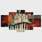 Stretched Canvas Print Famous Abstract Landscape Modern ClassicFive Panels Canvas Any Shape Print