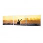 Canvas Set Abstract Animal Classic European Style,Three Panels Canvas Square Print Wall Decor For