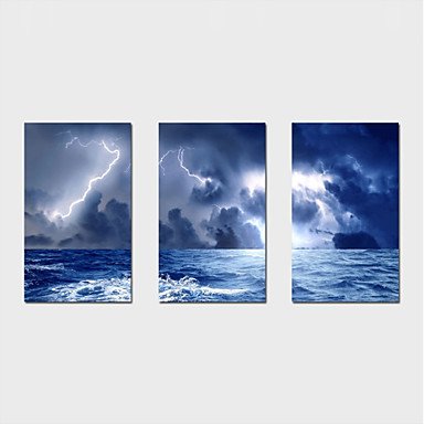 Stretched Canvas Print Three Panels Canvas Horizontal Print Wall Decor For Home Decoration