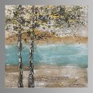 Abstract Trees Canvas Print Form Ready to Hang