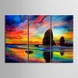 Stretched Canvas Art The Color Of The Sky Decorative Painting Set of 3
