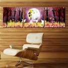 Stretched Canvas Art People Dancing Girls Set of 3