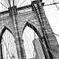 E-HOME Stretched Canvas Art City Building Decoration Painting Set of 3