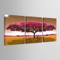 Stretched Canvas Art Botanical Love of Tree Set of 3