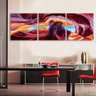E-HOME Stretched Canvas Art  Abstract Landscape Decoration Painting Set of 3
