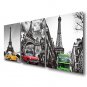 Stretched Canvas Print Three Panels Canvas Wall Decor Home Decoration Abstract Modern Girls Blue Y