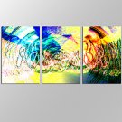 VISUAL STARAmazing Abstract Wall Art for Home Decoration 3 Pieces Canvas Prints with Frame Ready t
