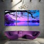 E-HOME Stretched Canvas Art Scenery on The Lake Decoration Painting Set of 3