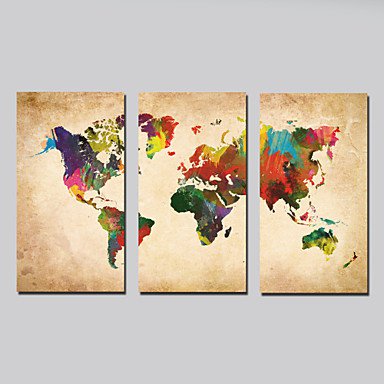 Stretched Canvas Print Landscape Modern,Three Panels Canvas Any Shape Print Wall Decor For Home De