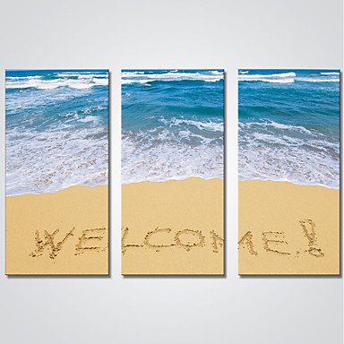 Stretched Canvas Print Three Panels Canvas Horizontal Print Wall Decor For Home Decoration