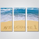 Stretched Canvas Print Three Panels Canvas Horizontal Print Wall Decor For Home Decoration