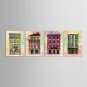 Canvas Set Abstract Abstract Landscape Classic European Style,Four Panels Canvas Vertical Print Wa