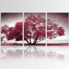 VISUAL STARAutumn Tree Wall Art for Home Decor Landscape Giclee Print on Canvas Ready to Hang