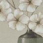 E-HOME Stretched Canvas Art Elegant Flowers In A Vase Decoration Painting  Set Of 2