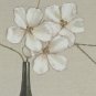 E-HOME Stretched Canvas Art Elegant Flowers In A Vase Decoration Painting  Set Of 2