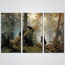 Stretched Canvas Print Three Panels Canvas Horizontal Print Wall Decor For Home Decoration