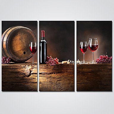 Stretched Canvas Print Three Panels Canvas Horizontal Print Wall Decor For Home Decoration