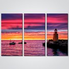Stretched Canvas Print Three Panels Canvas Horizontal Print Wall Decor For Home Decoration