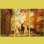Stretched Canvas Print Three Panels Canvas Horizontal Print Wall Decor For Home Decoration