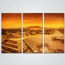 Stretched Canvas Print Three Panels Canvas Horizontal Print Wall Decor For Home Decoration
