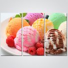Stretched Canvas Print Three Panels Canvas Horizontal Print Wall Decor For Home Decoration