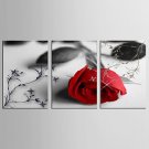 Canvas Set Still Life / Floral/Botanical Modern / Pastoral,Three Panels Canvas Vertical Print Wall