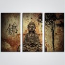 Stretched Canvas Print Three Panels Canvas Horizontal Print Wall Decor For Home Decoration