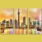 Stretched Canvas Print Three Panels Canvas Horizontal Print Wall Decor For Home Decoration