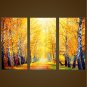 Stretched Canvas Print Three Panels Canvas Horizontal Print Wall Decor For Home Decoration