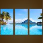 Stretched Canvas Print Three Panels Canvas Horizontal Print Wall Decor For Home Decoration