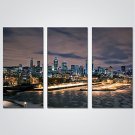 Stretched Canvas Print Three Panels Canvas Horizontal Print Wall Decor For Home Decoration