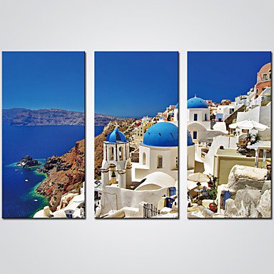 Stretched Canvas Print Three Panels Canvas Horizontal Print Wall Decor For Home Decoration