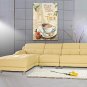 Oil Paintings Leisure Style Canvas Material With Wooden Stretcher Ready To Hang Size60*90CM .